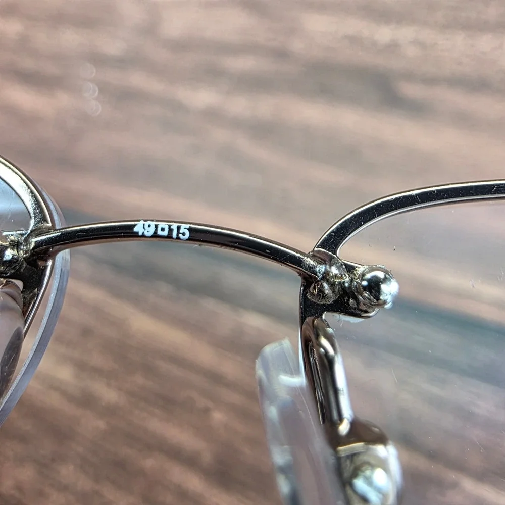 Ralph Lauren RL 1345 Bronze Rimless Bottom Oval Eyeglasses Frames 49-15-130